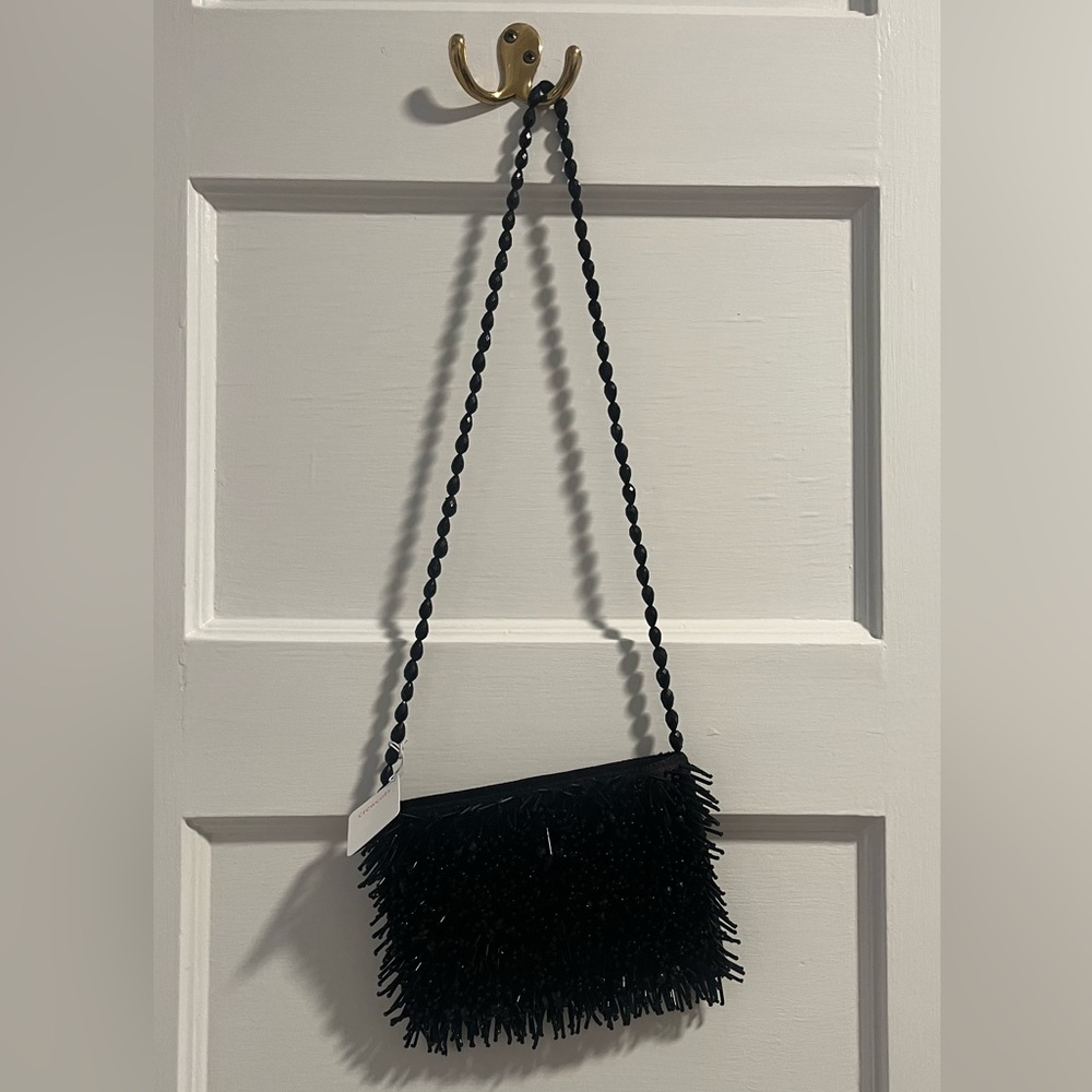 Crewcuts Black Beaded Bag